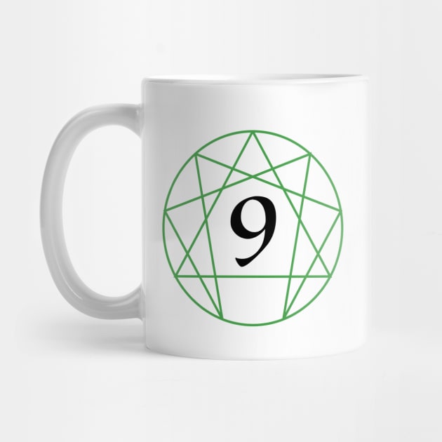 Enneagram Nine - the Peacemaker (Number Only) by enneashop